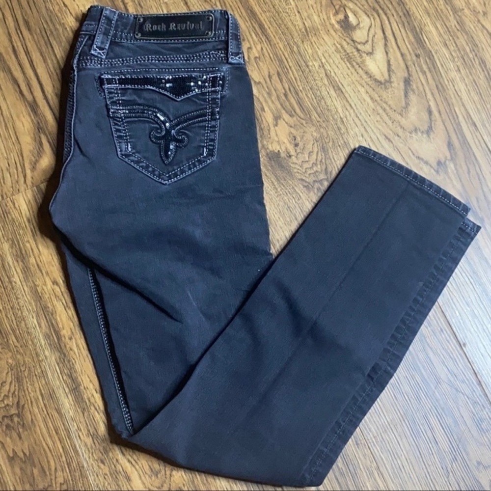 Rock Revival Vivian Easy Skinny Jeans - Black